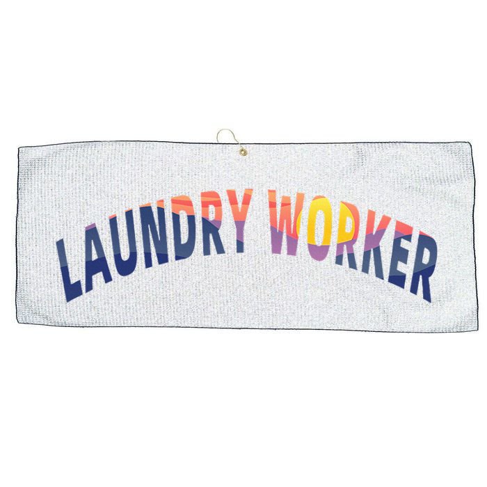 Laundry Worker Housekeeping Janitor Custodian Cleaner Team Large Microfiber Waffle Golf Towel