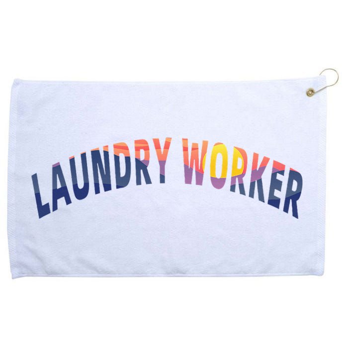 Laundry Worker Housekeeping Janitor Custodian Cleaner Team Grommeted Golf Towel