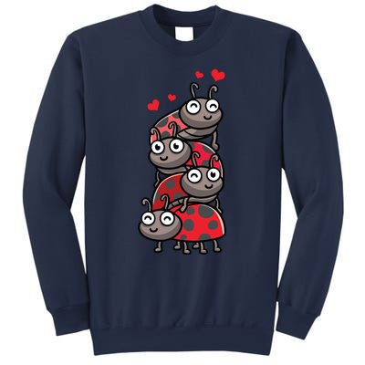 Ladybug With Hearts Bug Lover Sweatshirt