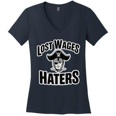 Lost Wages Haters Women's V-Neck T-Shirt