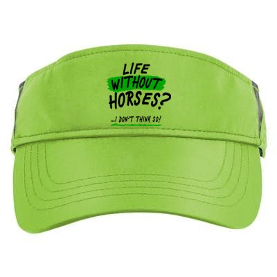 Life Without Horses? I Don't Think So Adult Drive Performance Visor