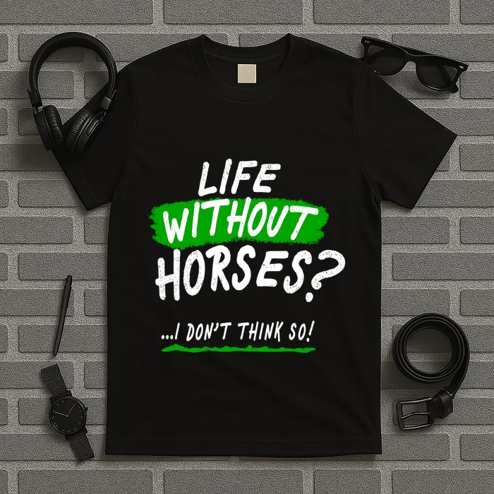 Life Without Horses? I Don't Think So T-Shirt
