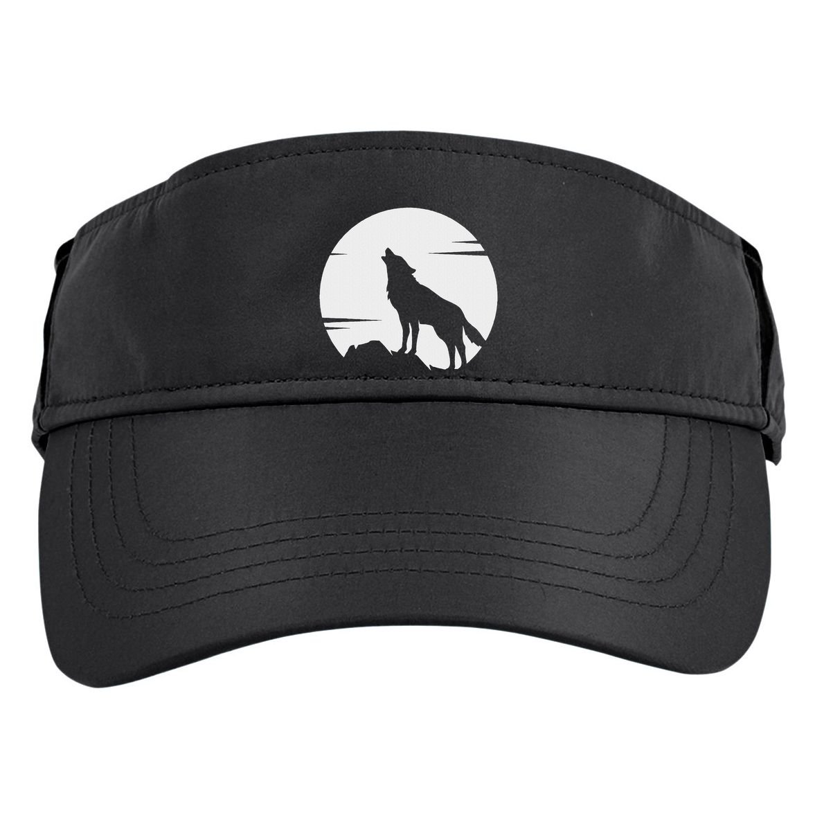 Lone Wolf Howling At The Moon Jackal Animal Adult Drive Performance Visor