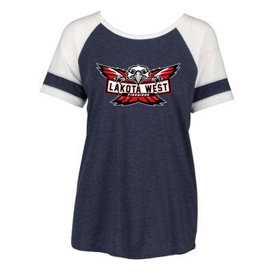 Lakota West High School Enza Ladies Jersey Colorblock Tee