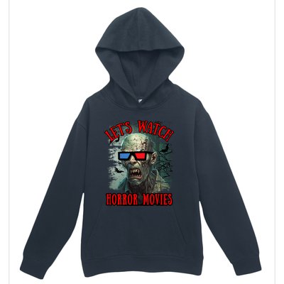 Lets Watch Horror Movies Scary Zombie Halloween Urban Pullover Hoodie