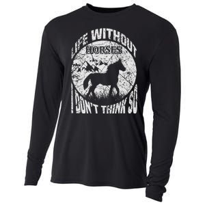 Life Without Horses I Don't Think So Cooling Performance Long Sleeve Crew