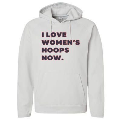 Love Women Hoops Storrs Ct Performance Fleece Hoodie