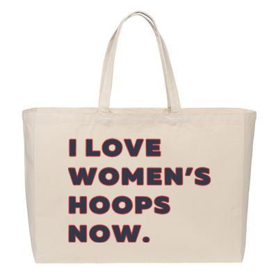 Love Women Hoops Storrs Ct Cotton Canvas Jumbo Tote