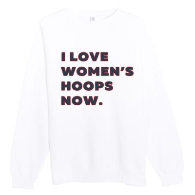 Love Women Hoops Storrs Ct Premium Crewneck Sweatshirt