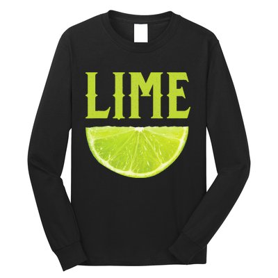 Lime Wedge Halloween Group Matching Costume DIY Last Minute Long Sleeve Shirt