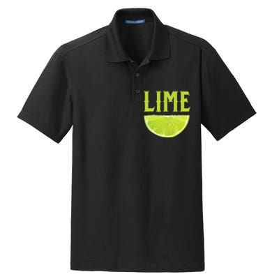 Lime Wedge Halloween Group Matching Costume DIY Last Minute Dry Zone Grid Polo