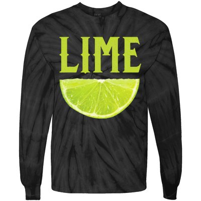 Lime Wedge Halloween Group Matching Costume DIY Last Minute Tie-Dye Long Sleeve Shirt