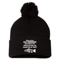 Limted Who Is The Gay Mormon And Why Is He Asking To See My Cooler Full Of Fish Pom Pom 12in Knit Beanie