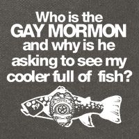 Limted Who Is The Gay Mormon And Why Is He Asking To See My Cooler Full Of Fish Cotton Canvas Backpack