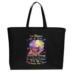 Leo Woman Im A Leo Girl Shirts For Women Cotton Canvas Jumbo Tote