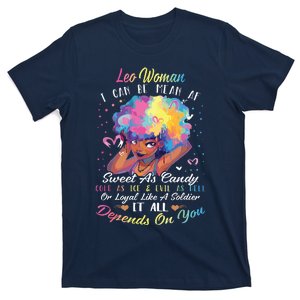 Leo Woman Im A Leo Girl Shirts For Women T-Shirt