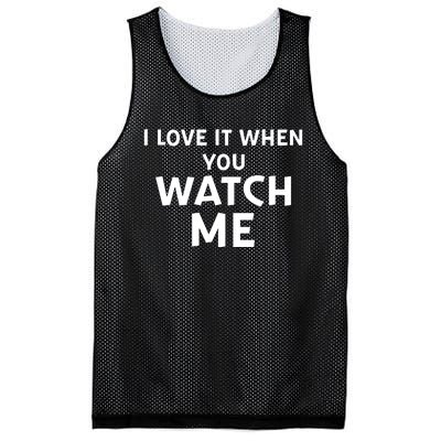 Livvusoo Wearing I Love It When You Watch Me Mesh Reversible Basketball Jersey Tank