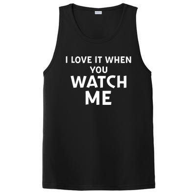 Livvusoo Wearing I Love It When You Watch Me PosiCharge Competitor Tank