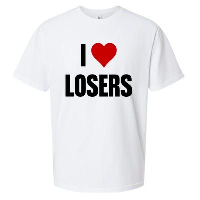 Linabob Wearing I Love Losers Sueded Cloud Jersey T-Shirt