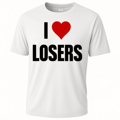 Linabob Wearing I Love Losers Cooling Performance Crew T-Shirt