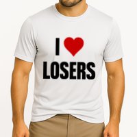 Linabob Wearing I Love Losers Cooling Performance Crew T-Shirt