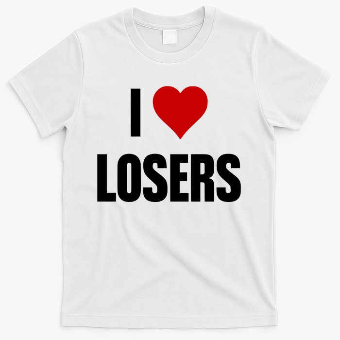 Linabob Wearing I Love Losers T-Shirt