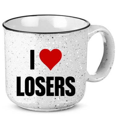 Linabob Wearing I Love Losers 15oz Campfire Ceramic Mug