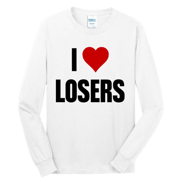 Linabob Wearing I Love Losers Tall Long Sleeve T-Shirt