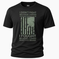 Fight For Your Loved Ones Veteran Cooling Performance Crew T-Shirt