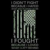 Fight For Your Loved Ones Veteran Cooling Performance Crew T-Shirt