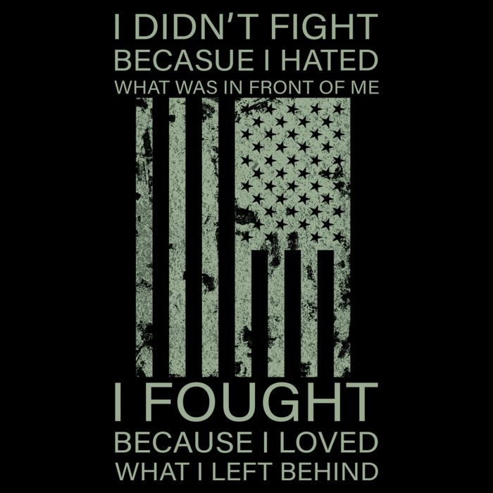 Fight For Your Loved Ones Veteran Cooling Performance Crew T-Shirt