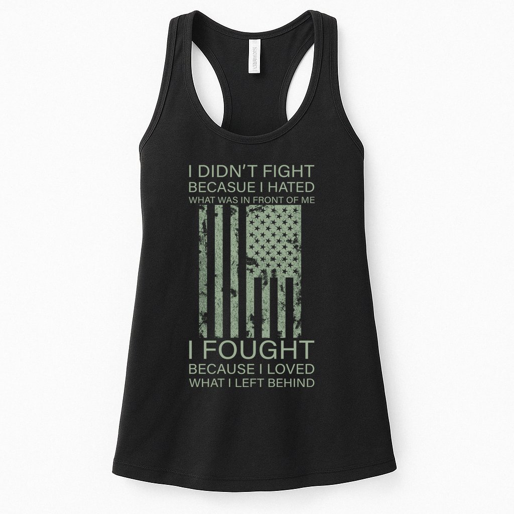 Fight For Your Loved Ones Veteran Womens Tank Top