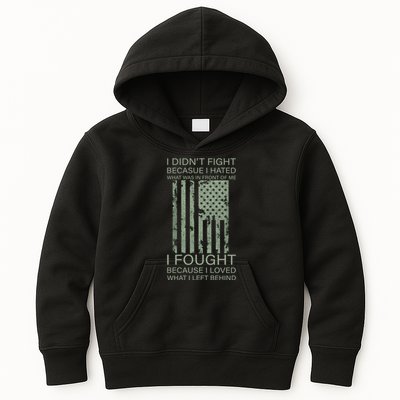 Fight For Your Loved Ones Veteran Kids Hoodie