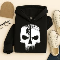 Lineman Worker Journeyman Skull Line Man Patriotic Labor Day Hoodie