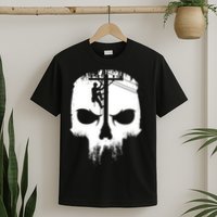 Lineman Worker Journeyman Skull Line Man Patriotic Labor Day T-Shirt