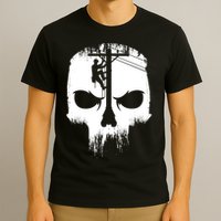 Lineman Worker Journeyman Skull Line Man Patriotic Labor Day T-Shirt