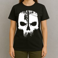 Lineman Worker Journeyman Skull Line Man Patriotic Labor Day T-Shirt