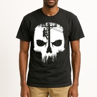 Lineman Worker Journeyman Skull Line Man Patriotic Labor Day Tall T-Shirt