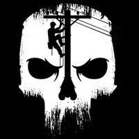Lineman Worker Journeyman Skull Line Man Patriotic Labor Day Hooded Wearable Blanket