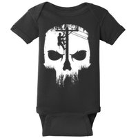 Lineman Worker Journeyman Skull Line Man Patriotic Labor Day Baby Bodysuit