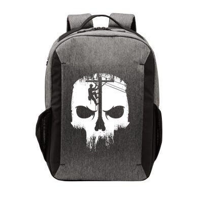 Lineman Worker Journeyman Skull Line Man Patriotic Labor Day Vector Backpack