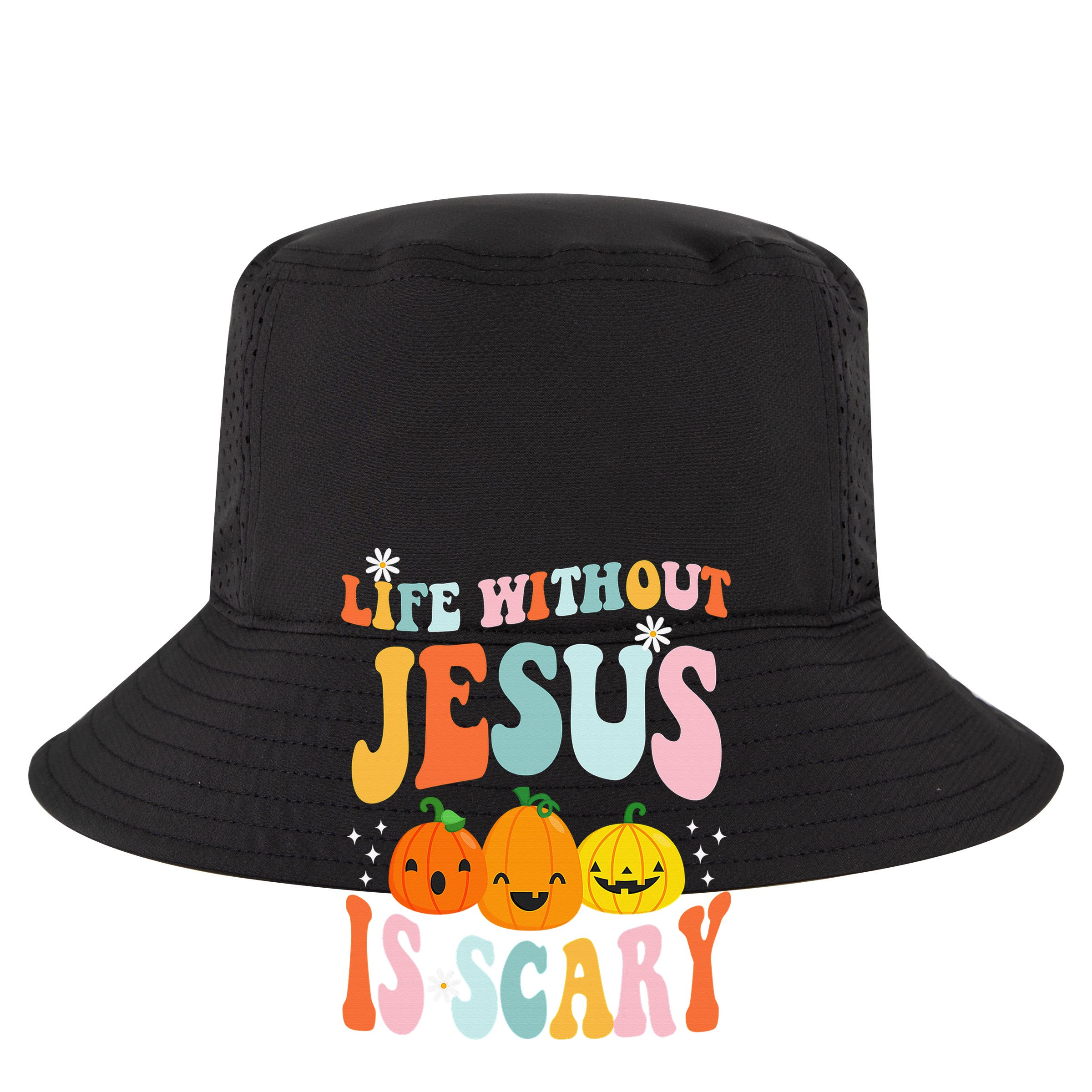 Life Without Jesus is Scary Fall Christian Halloween Jesus Impact Tech Backpack