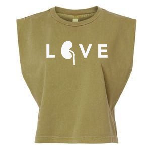 Love World Kidney Day Awareness Campaign Saying Garment-Dyed Women's Muscle Tee