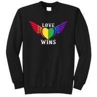 Love Wins Lgbt Pride Motif Sweatshirt