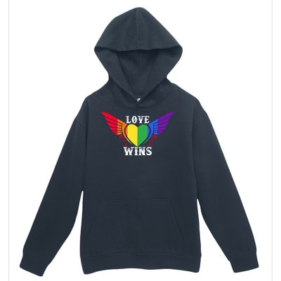 Love Wins Lgbt Pride Motif Urban Pullover Hoodie