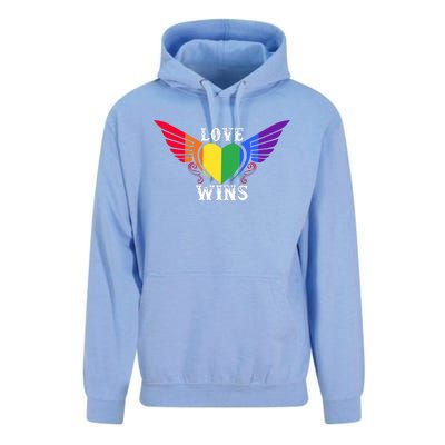 Love Wins Lgbt Pride Motif Unisex Surf Hoodie