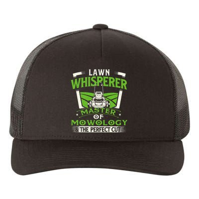 Lawn Whisperer Landscaper Landscaping Gardening Lawnmower Yupoong Adult 5-Panel Trucker Hat