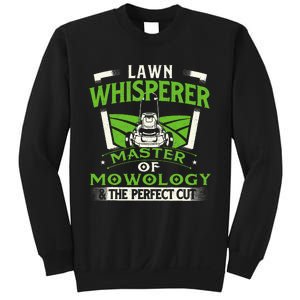 Lawn Whisperer Landscaper Landscaping Gardening Lawnmower Sweatshirt