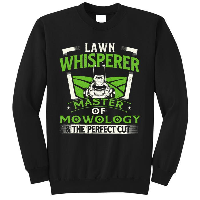 Lawn Whisperer Landscaper Landscaping Gardening Lawnmower Sweatshirt