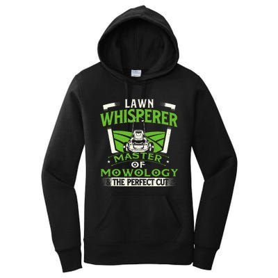 Lawn Whisperer Landscaper Landscaping Gardening Lawnmower Women's Pullover Hoodie